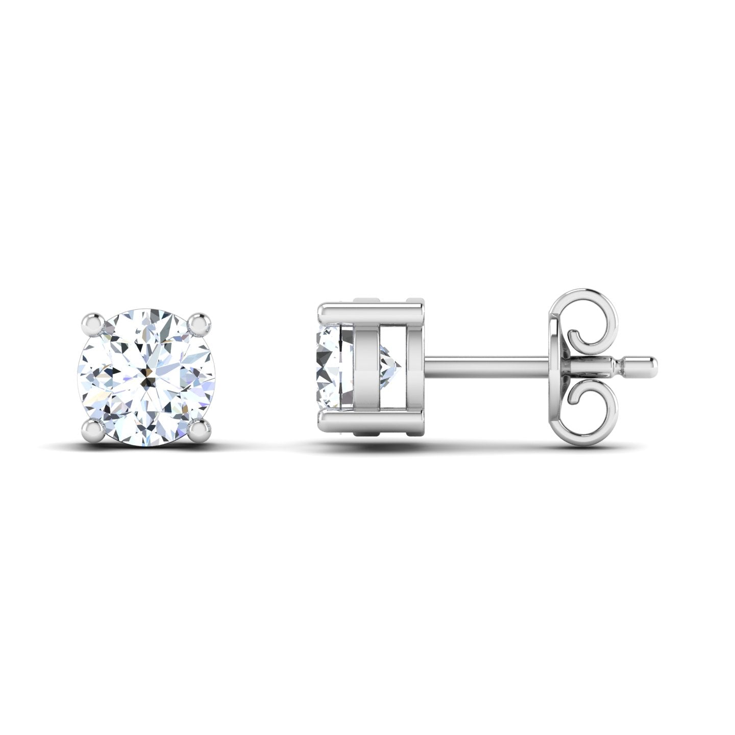 SOLITAIRE STUD  [925 silver]