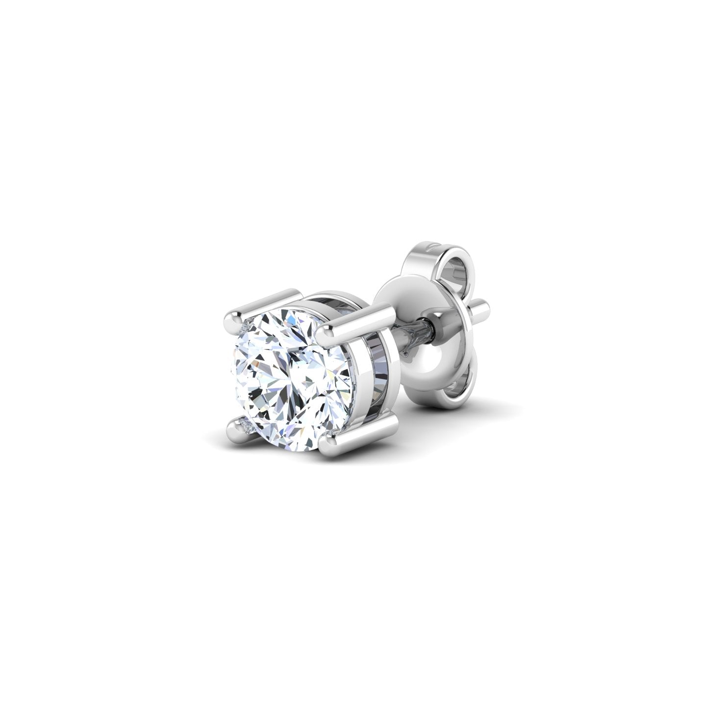 SOLITAIRE STUD  [925 silver]