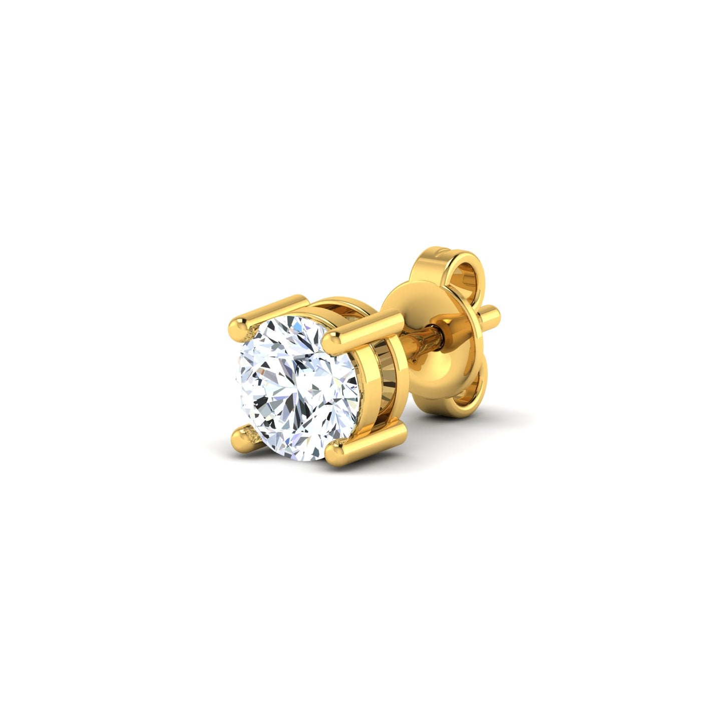 SOLITAIRE STUD  [925 silver]