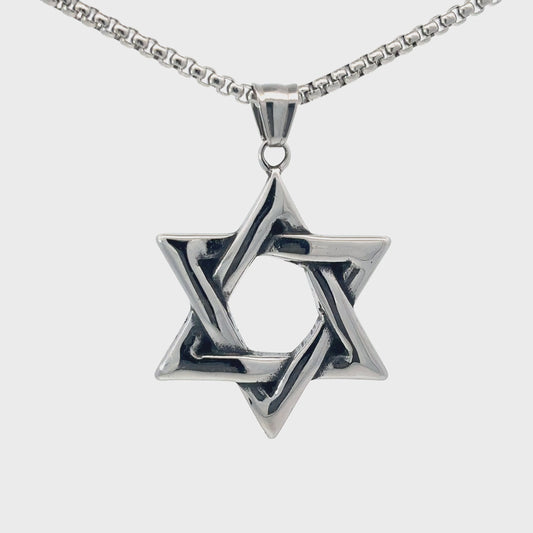 STAR OF DAVID  [GUNMETAL]